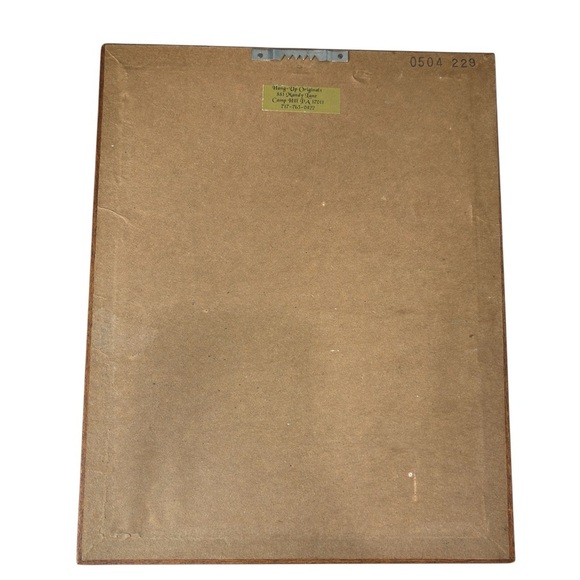 Irish Setter Dog 3D Print Signed By Artist Robert J. May Wooden Frame 9 X 11.5 - Picture 5 of 11